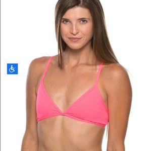 Jolyn hot pink bikini top
